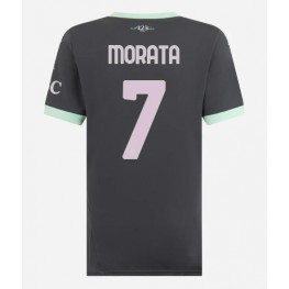 AC Milan Alvaro Morata #7 Derde tenue Dames 2024-25 Korte Mouw
